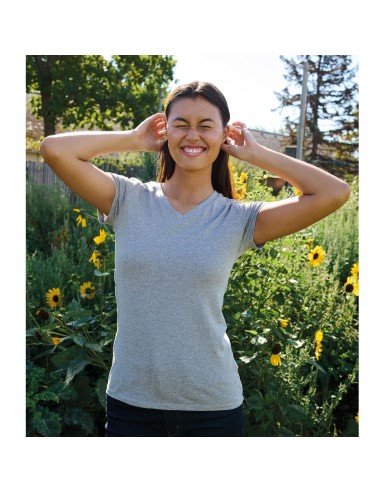 NEU-O81005-Ladies V-Neck T-Shirt